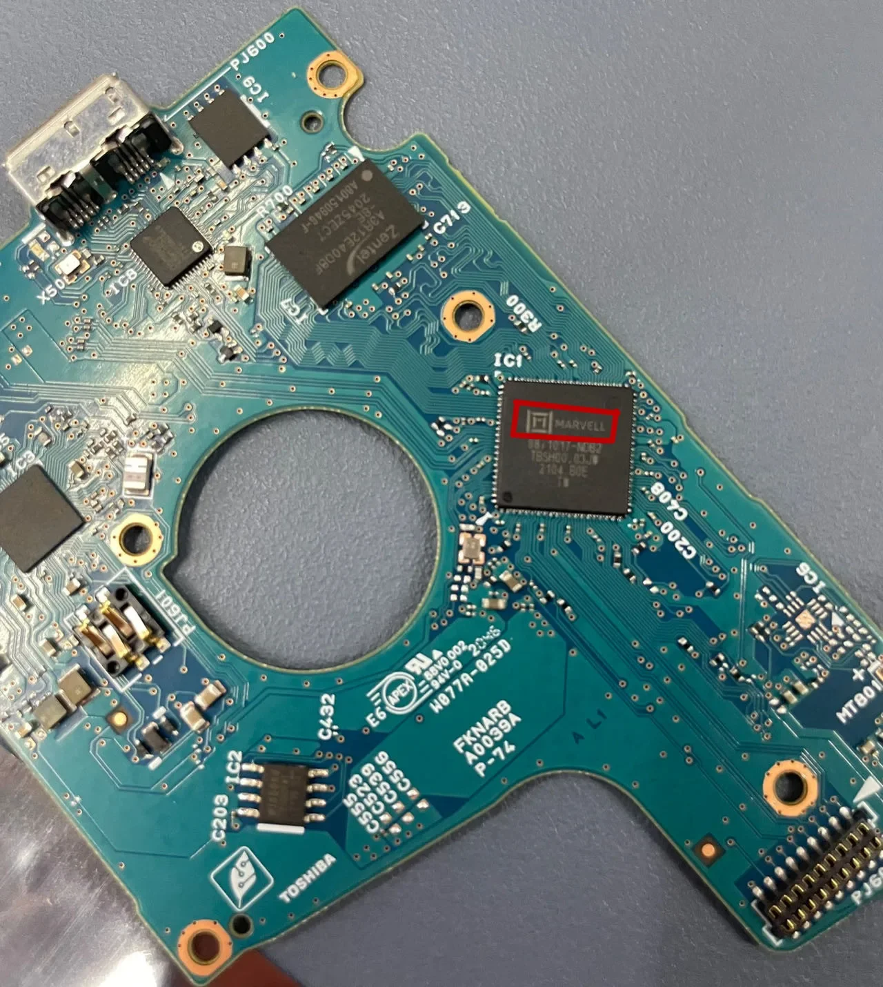 PCB Toshiba HDD/placa lógica/G0089A G0090A G0034A G0039A