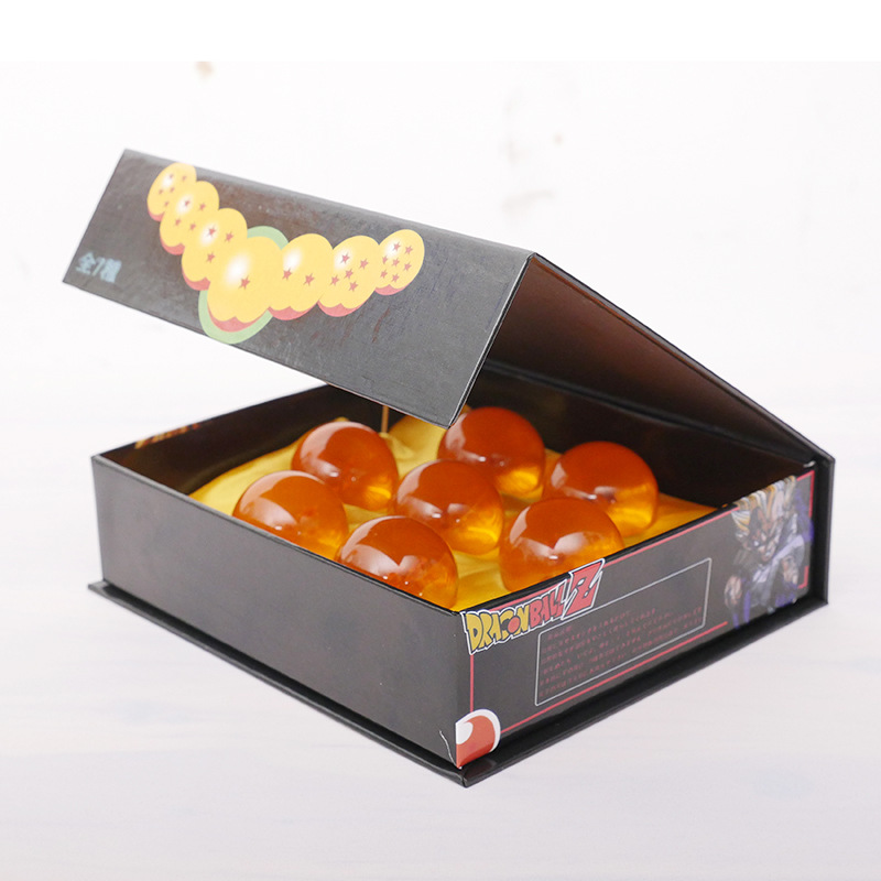 Figuras de acción de Dragon Ball, 7 unidades por Set, 1:1, 3,5 cm, modelo de colección de bolas de los deseos Shenron, regalo