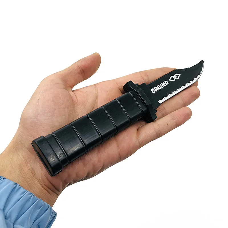 Adultes enfants accessoires jouet blague magique en plastique couteau rétractable blague blague accessoires couteau effrayant tour faux poignard drôle intéressant cadeau