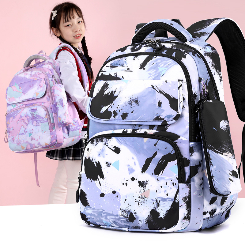 Mochilas escolares para niñas, conjuntos de 3 piezas, mochilas para niños de escuela primaria, mochila para estudiantes de grado 3, bolsa de almuerzo con lápiz de 8 a 10 años