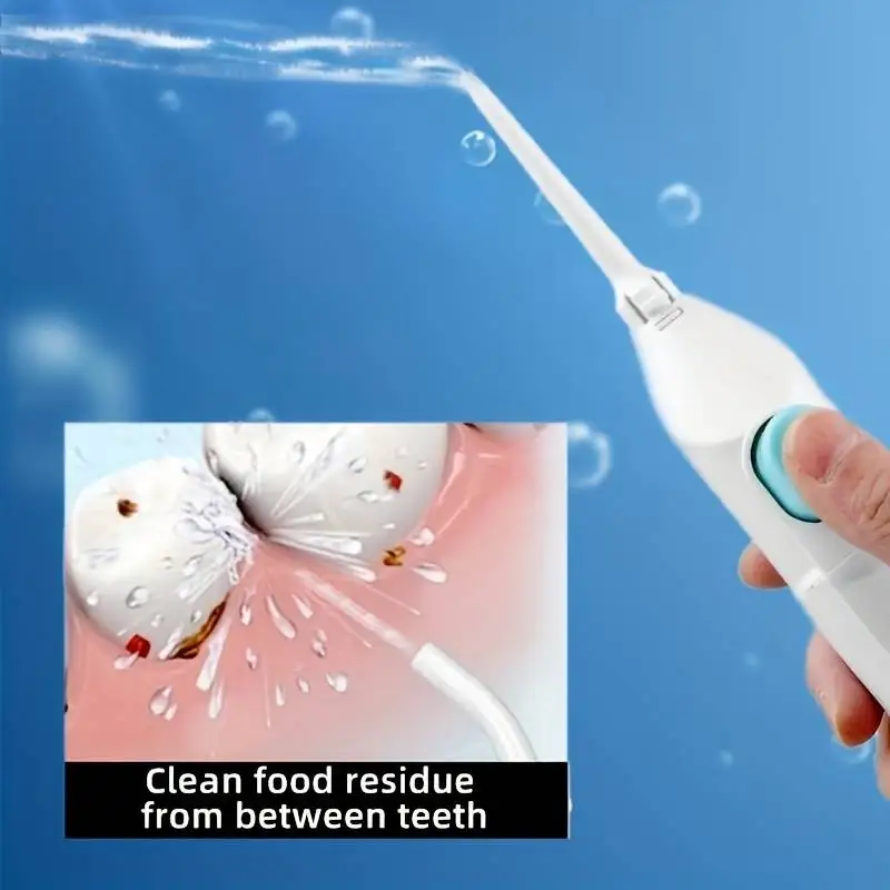 Irrigatore orale ad alta pressione per uso domestico denti portatili acqua pulita filo interdentale manuale stuzzicadenti ad acqua ad alta pressione