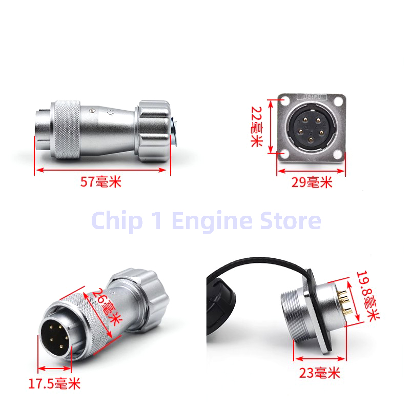 Für weipu ws20 stecker luftfahrt stecker ws20 tp z metall 2 3 4 5 6 7 8 9 12 15-poliger industrieller wasserdichter stecker