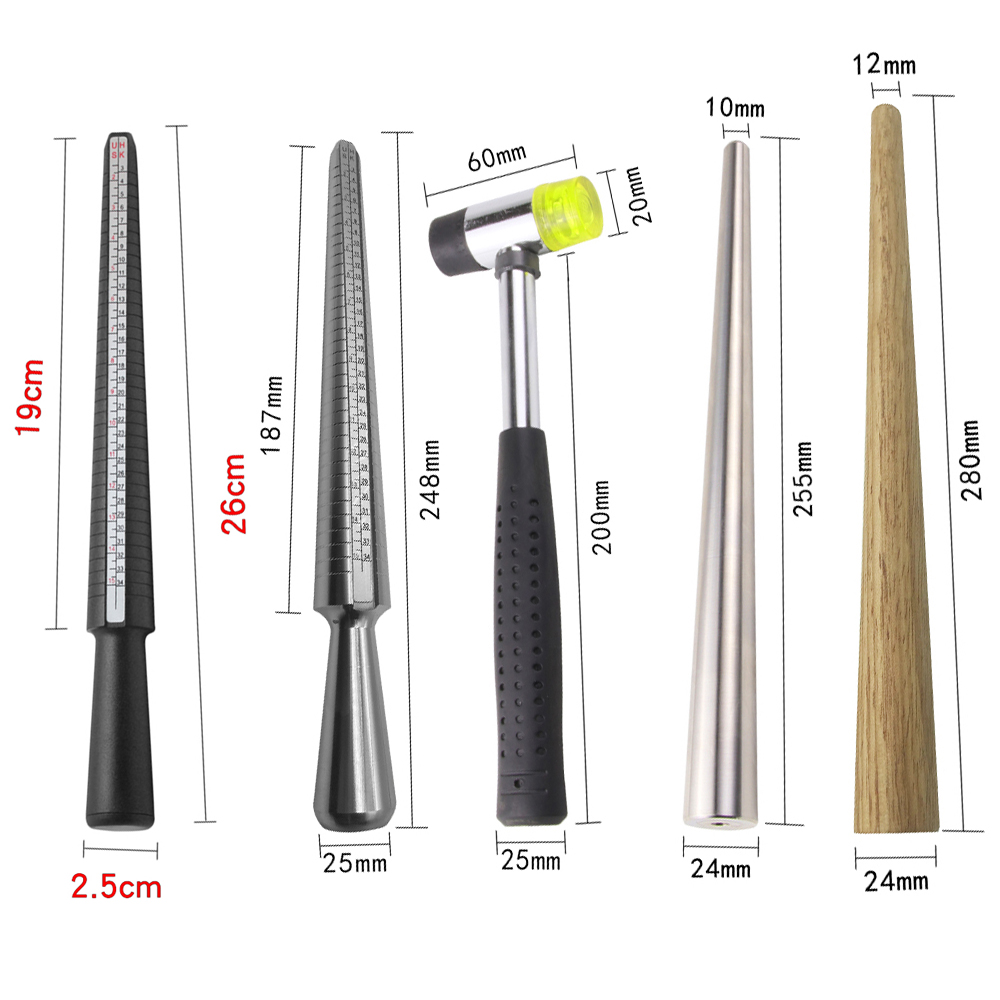 KS EAGLE Ring sizer Measure Finger Coil Ring Sizing Tool HK/US/EU/JP Size Measurements Ring Sizer Gauge Tools Jewelry Accessory