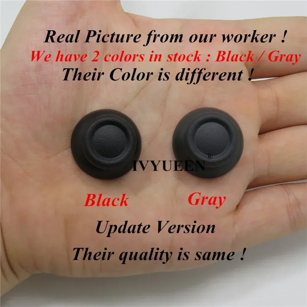 IVYUEEN 100 PCS Đen Analog Dán Nắp Capo Dành Cho PlayStation 5 4 PS5 PS4 PS3 Bộ Điều Khiển Ngón Tay Cái Kẹp Dành Cho XBOX năm 360 Một Trong Những Dòng X S