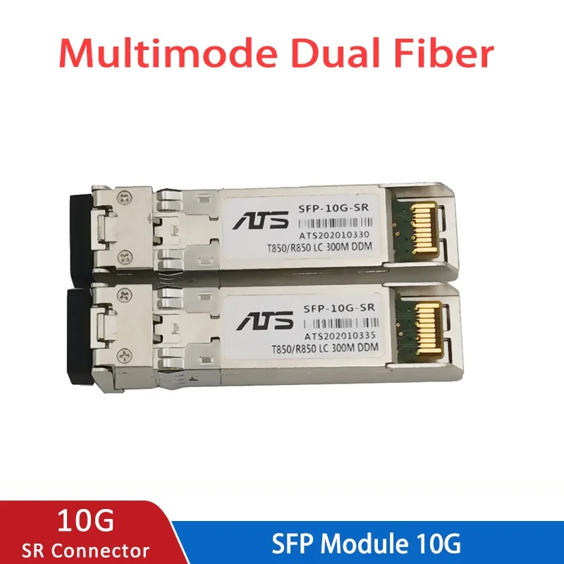 Módulo 10G SFP + duplex LC SFP multimodo 850nm 300m SFP-10G-SR com switch Cisco/Mikrotik/Huawei totalmente compatível