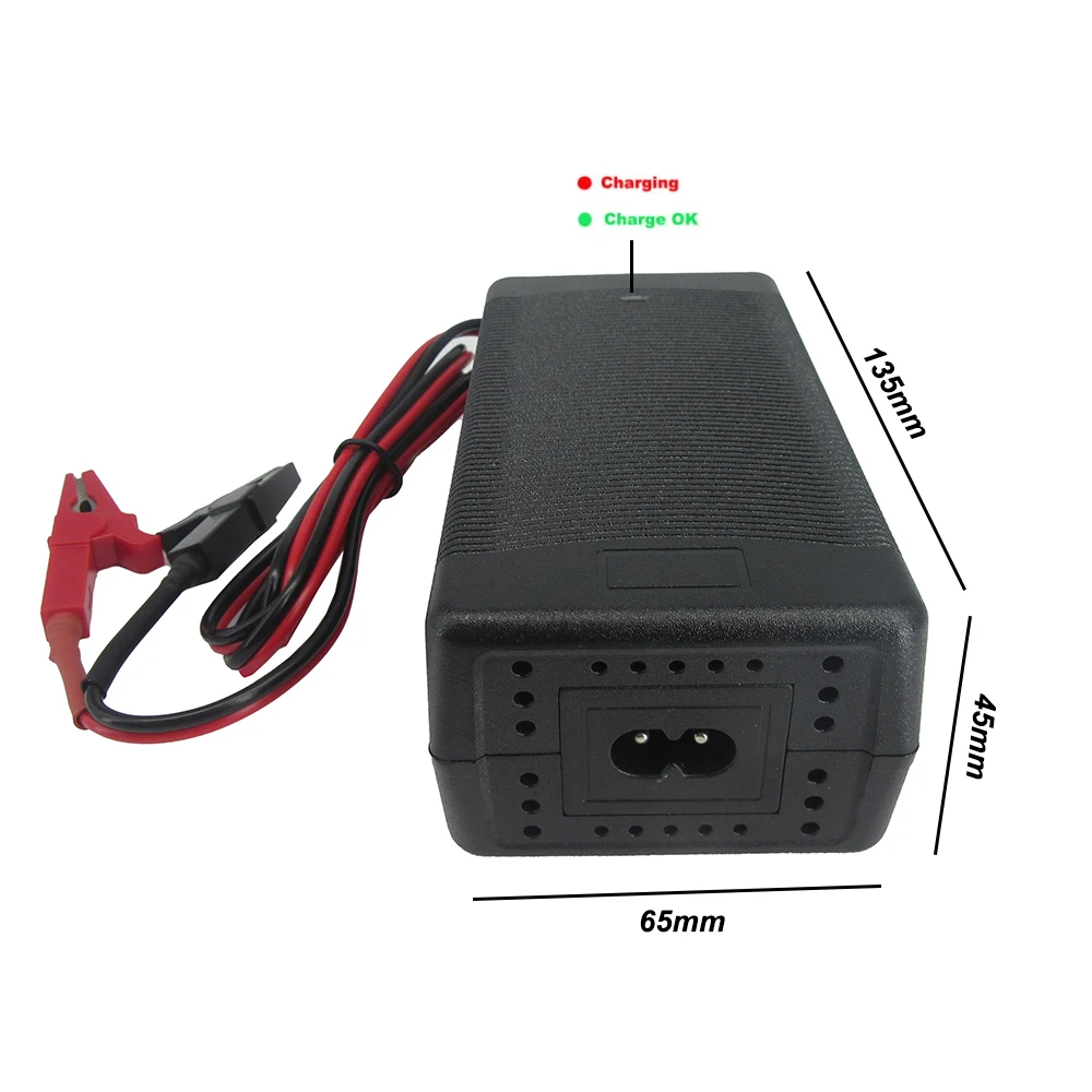 Pengisi Daya Cepat Lifepo4 29.2V 5A Untuk Sistem Penyimpanan Energi 8S 24V RV Baterai Sistem Surya Fosfat Besi Port Klip Buaya