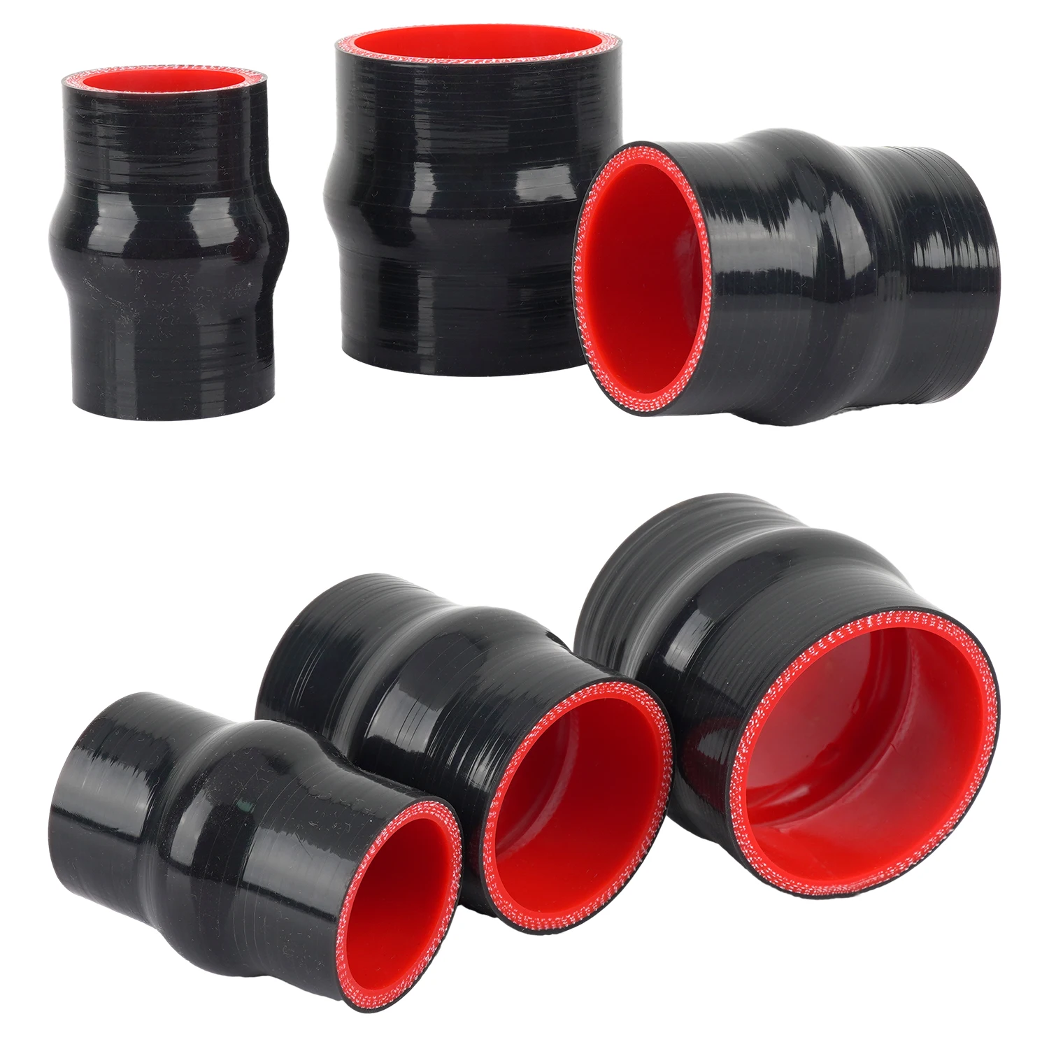 R-EP 0 Độ Thẳng Silicone Mông Vòi 38 45 51 57 63 70 76 83 89MM Cao Su Joiner Ống cho Intercooler Lạnh Khe Hút Không Khí Ống