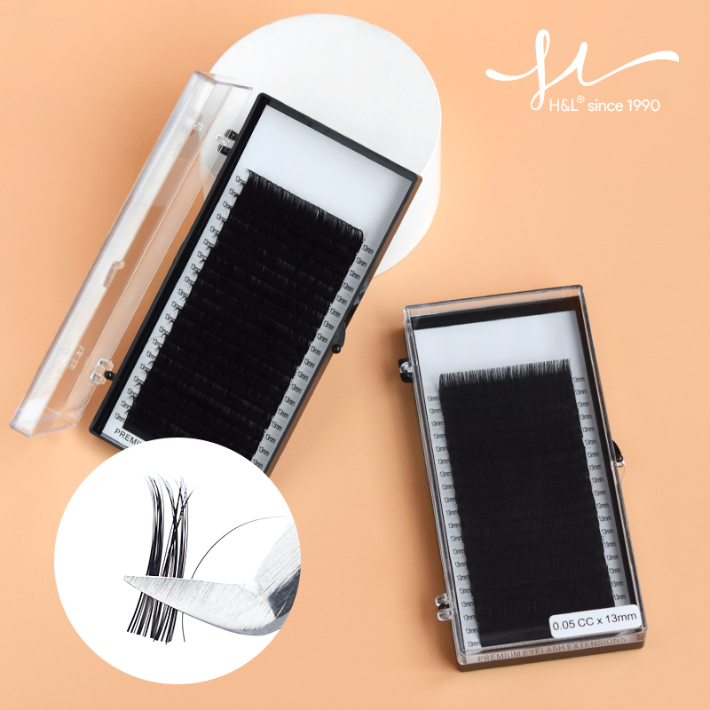 H&L SINCE 1990 20 рядов принадлежности для наращивания ресниц отдельные ресницы премиум-класса шелковый объем классические ресницы мягкие матовые темные черные