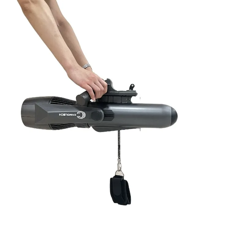 Camolech scooter subaquático 700w paddle board scooter propulsor subaquático de aleta dupla com saco 2h correndo para surf mergulho
