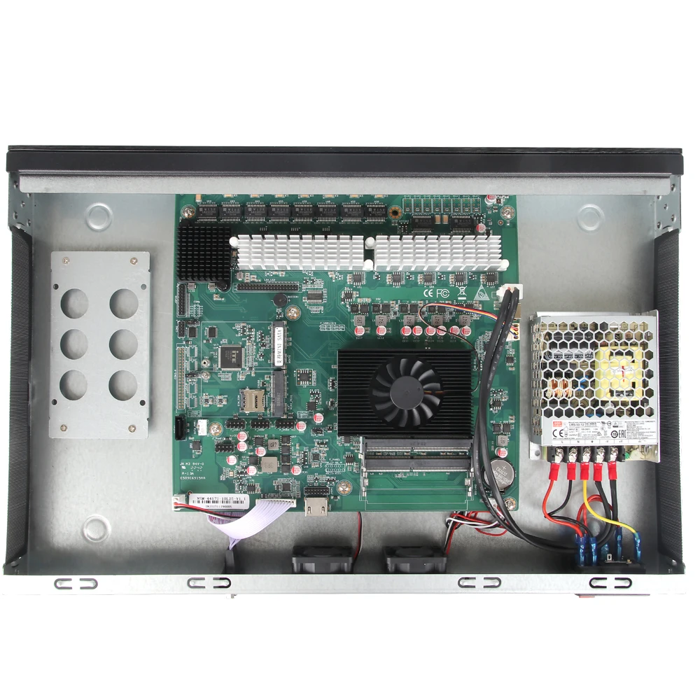 Прибор Firewall для монтажа в стойку 1U Intel Celeron 3965U/3865U 10x 8x 6x Сетевой сервер Gigabit Ethernet