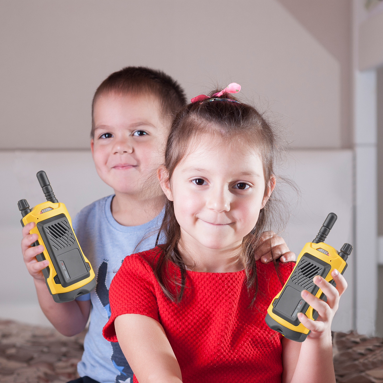 Рации Детские Двусторонние, дальность 200 м, 2 шт.