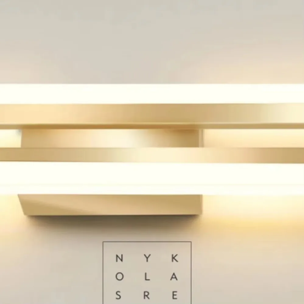 โคมไฟติดผนัง LED โมเดิร์น Simple Line Strip Wall Light อะคริลิคในร่ม Sconce สําหรับห้องนอนห้องนั่งเล่นตกแต่งบ้านโคมไฟทางเดิน