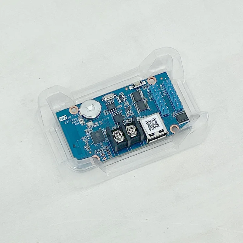 Huidu-controlador HD-WF2 a todo Color RGB HUB75, pantalla LED, píxel, animación, señalización Digital, WiFi, puerto USB, tarjeta de Control