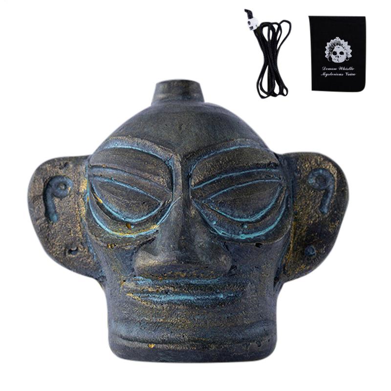 Silbato de muerte de terror, silbato de muerte antiguo, sonido extraño, centro de mesa coleccionable único, accesorios de broma Retro para Halloween