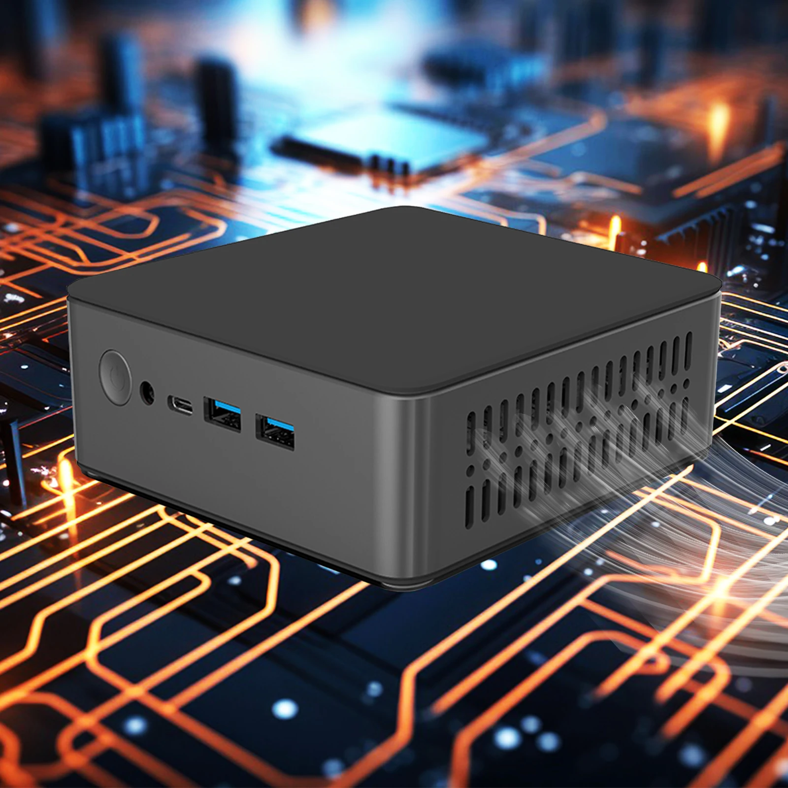 Super Mini PC N5A 16 GB + 512 GB, CPU: N5A 12450H, 8 core, 12 thread, DDR5 4800, fino a Max Hz, Windows 11pro