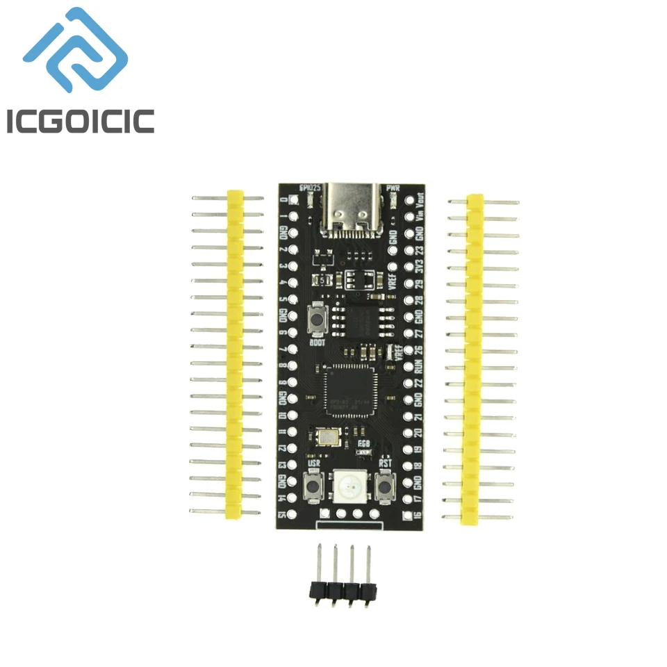 1/5/10pcs RP2040 Scheda centrale TYPE-C USB-C Per Raspberry Core Board 4MB/8MB/16MB RP2 Raspberry Pi Pico Micropython