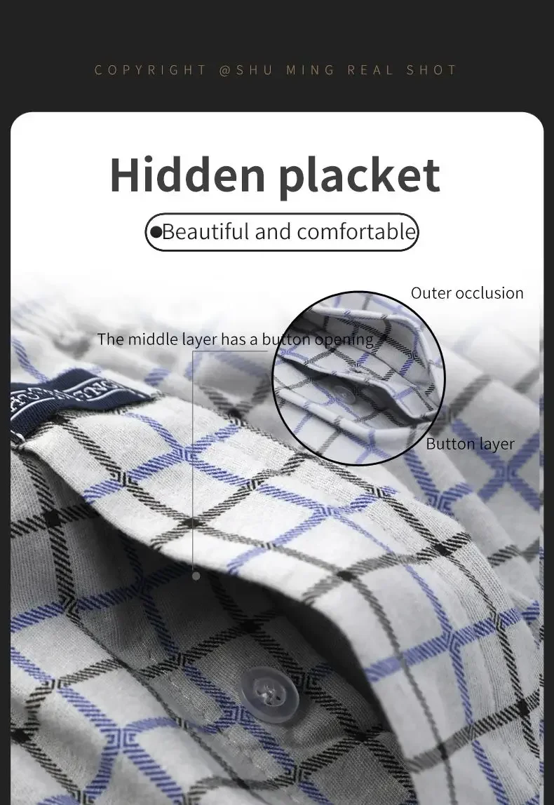 กางเกงบ็อกเซอร์ลายสก็อตผ้าฝ้าย 100% ไซส์ใหญ่สำหรับผู้ชาย เอวยางยืดกว้าง ทรงหลวม เอวสูง ระบายอากาศได้ดี เหมาะสำหรับใส่ในบ้านช่วงฤดูร้อน