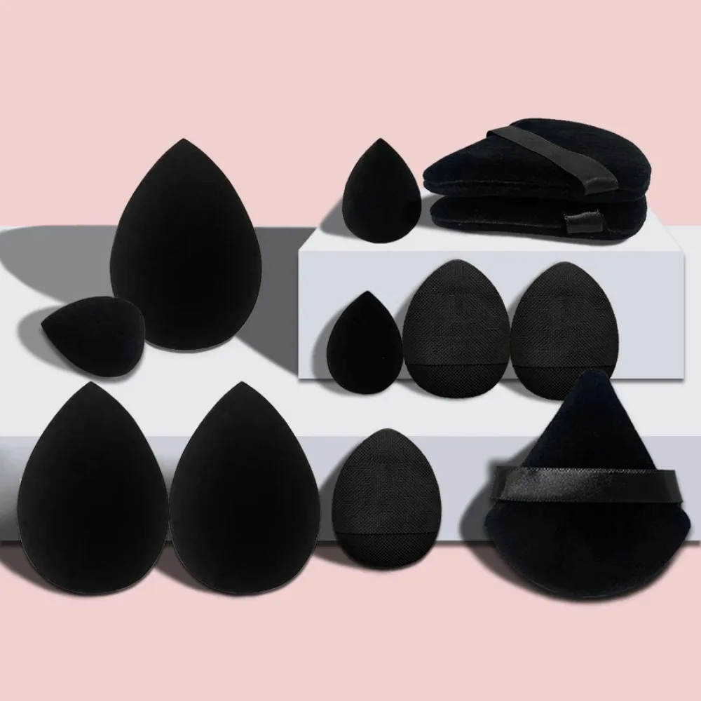 12 pezzi di spugna per trucco frullatore bellezza uovo morbido soffio cosmetico spugne per fondotinta soffio per cipria donne accessori per il trucco strumenti di bellezza