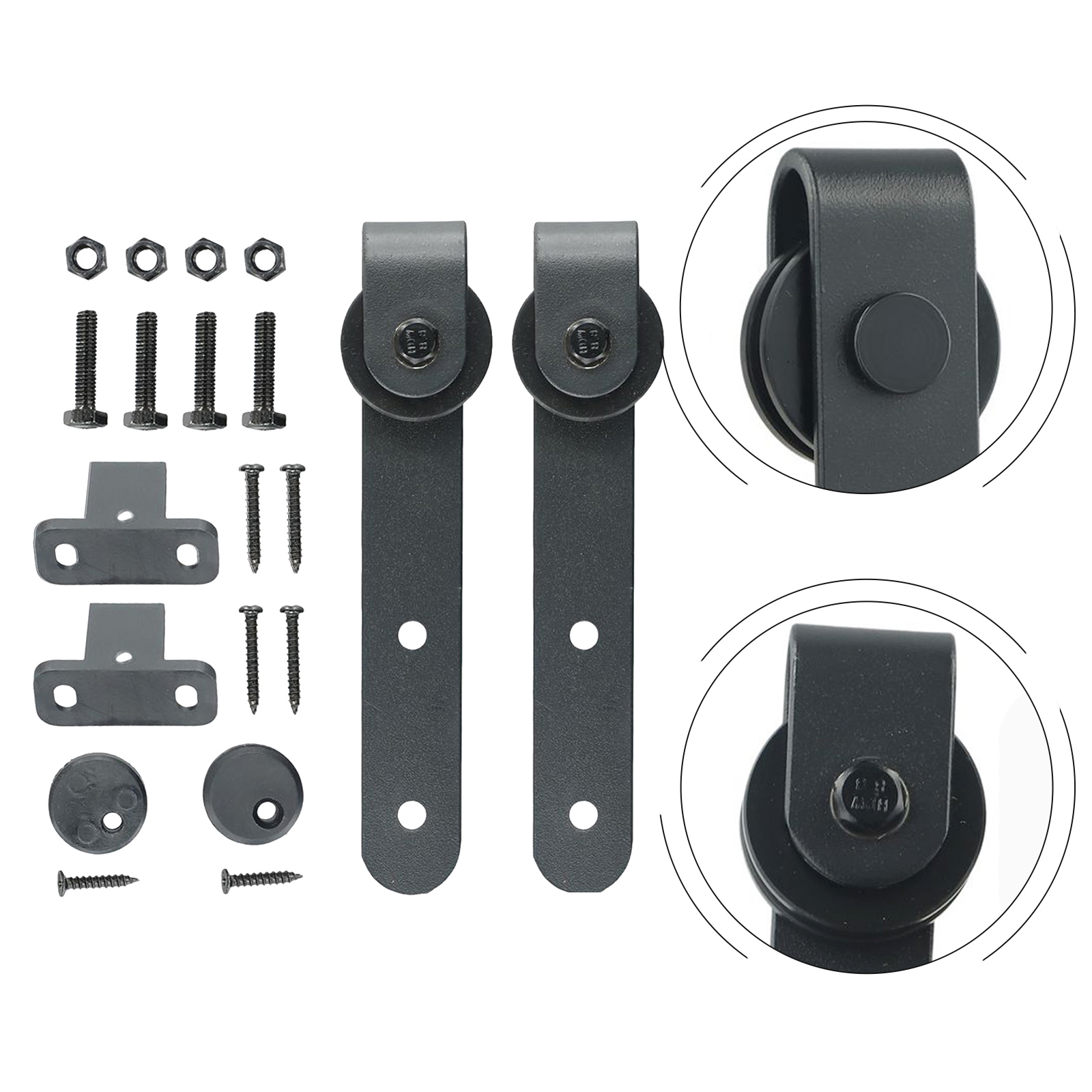 炭素鋼引き戸キャビネット,ロシアの納屋ハードウェアキット,0.63インチ-0.78インチ,引き戸用,10個