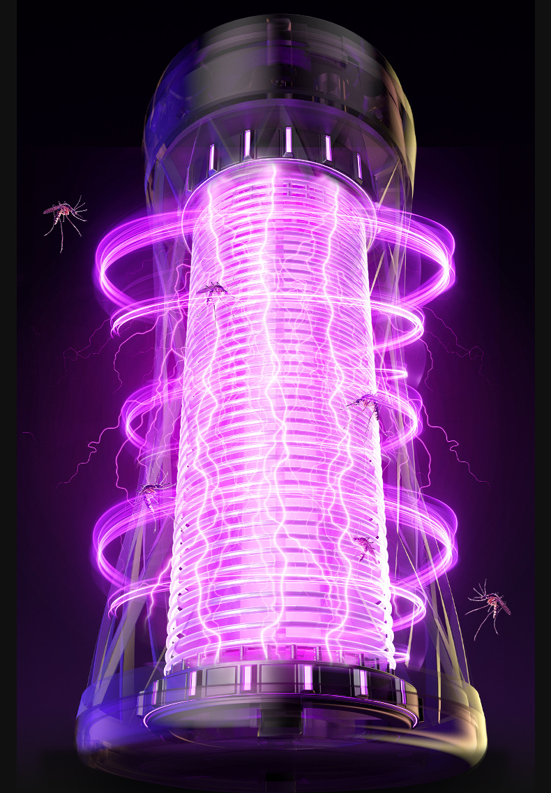 Xiaomi-Lámpara antimosquitos de descarga eléctrica, luz de ambiente exterior, repelente de mosquitos seguro y eficiente, Exterminador de mosquitos para el hogar