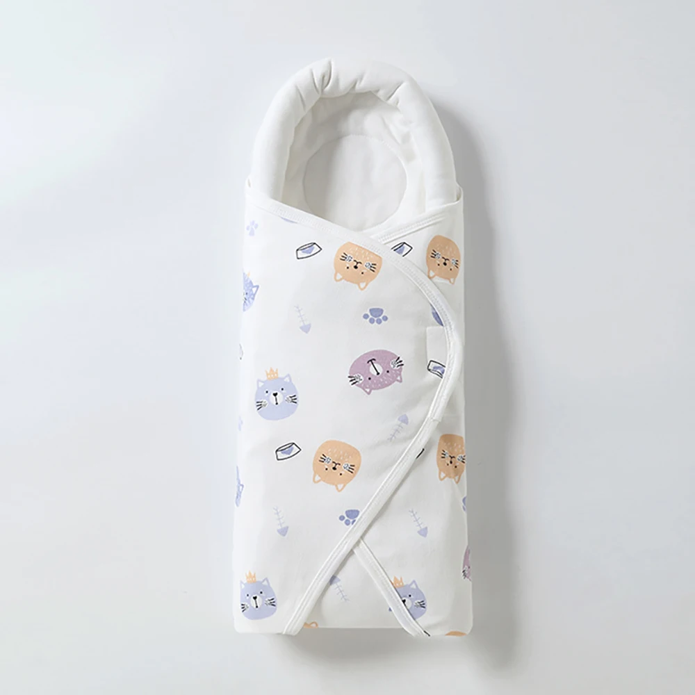 Manta envolvente para bebé recién nacido de 0 a 6 meses, saco de dormir de dibujos animados, 100% algodón, 1tog