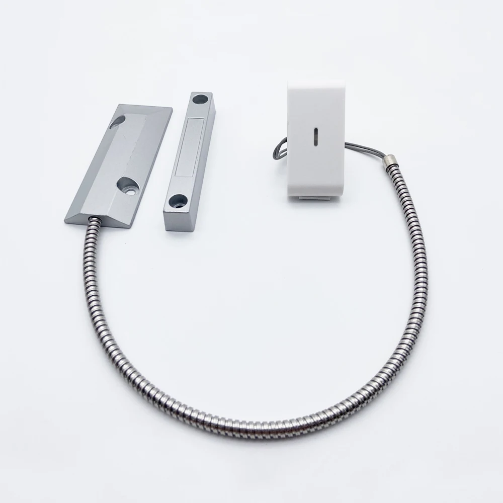 Sensor de puerta de persiana enrollable inalámbrico, Detector magnético para puertas de garaje, interruptor de engrosamiento, sistema de alarma para el hogar antirrobo de 433MHz