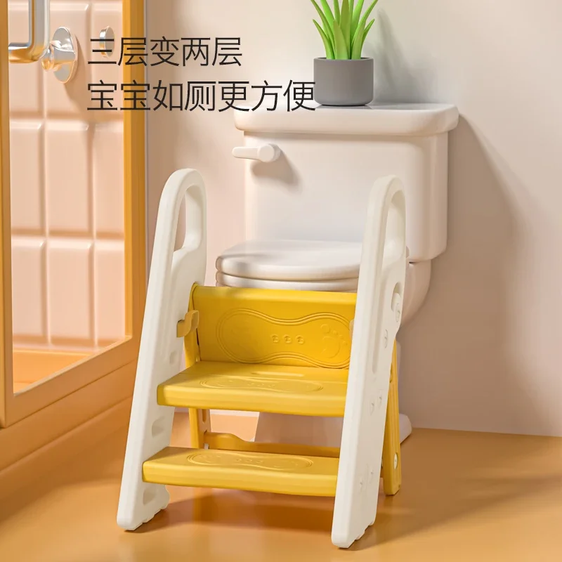 Baby hand washing ladder foldable children's stairs steps face washing pedal heightening pedal infant washing table stepping sto