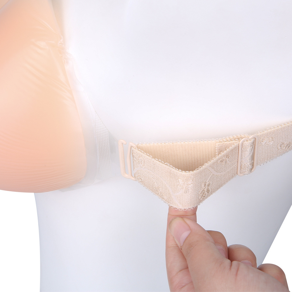 2025 Men and Women Use Upgraded Silicone Fake Breast Cloth Houlder StrapOne-piece Silicone Breast Prosthesis Fake Breast