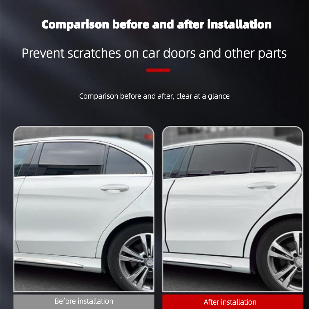 ユニバーサル衝突防止車ストリップ,U字型ドア,ドアサイドシール,見えない,傷防止ゴム,保護,5m