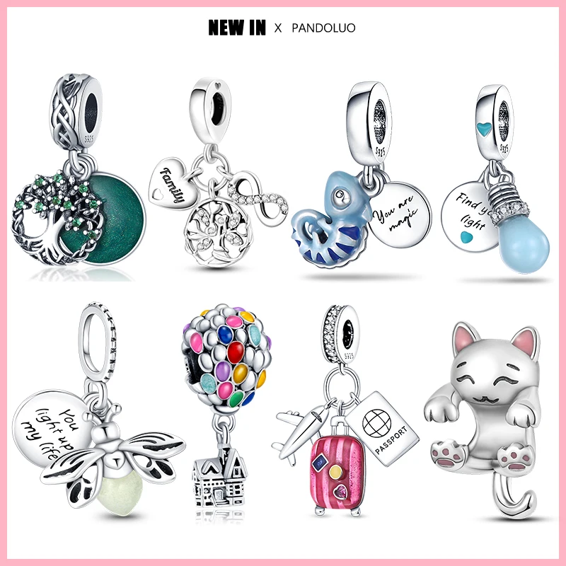 Charms 925 Original Fit 3 มม.925 เงินสเตอร์ลิง Charms สร้อยข้อมือผู้หญิง 925 เงินขายร้อนจี้ลูกปัด DIY เครื่องประดับ Fine ของขวัญใหม่