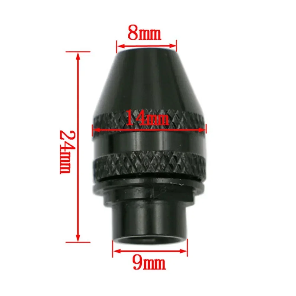 3pcs Multi Keyless Chuck 0.8-3.2mm Drill Chuck For Dremel 3000 4000 7700 8200 Rotary Tools Electric Grinding Chuck Tool Parts