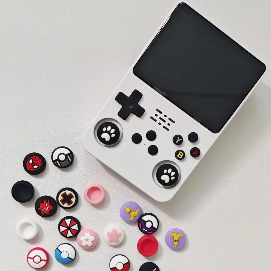 4pcs/lot Silicone Thumb Stick Caps Grip Analog Joystick Caps for R36S R35S R35 Plus Retroid Pocket 5 RG40XX H Game Accessories