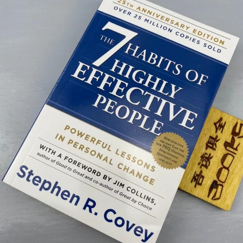 The 7 Habits of Highly Effective People By Stephen R. Covey In English Original Professional Management Reading Book