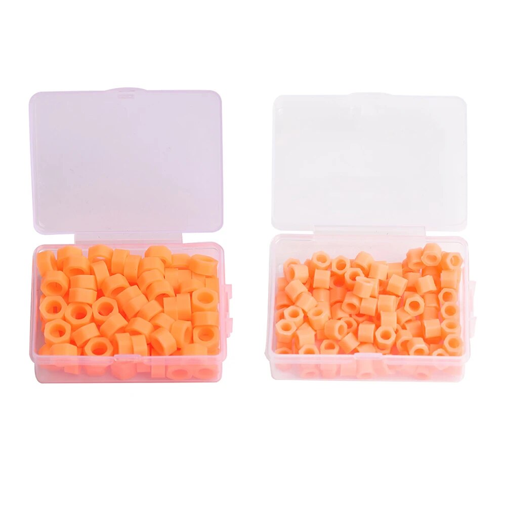 100 unids/caja Dental Color anillo de código de silicona círculo de identificación instrumento de ortodoncia dentista Material de cuidado bucal Autoclavable