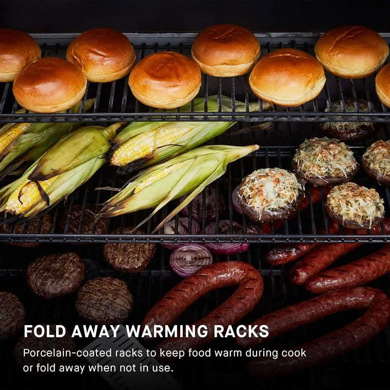Tools.Gravity Series® 800 Digital Charcoal Grill, Griddle and Smoker with Digital Control, App Connectivity and 800 Cooking