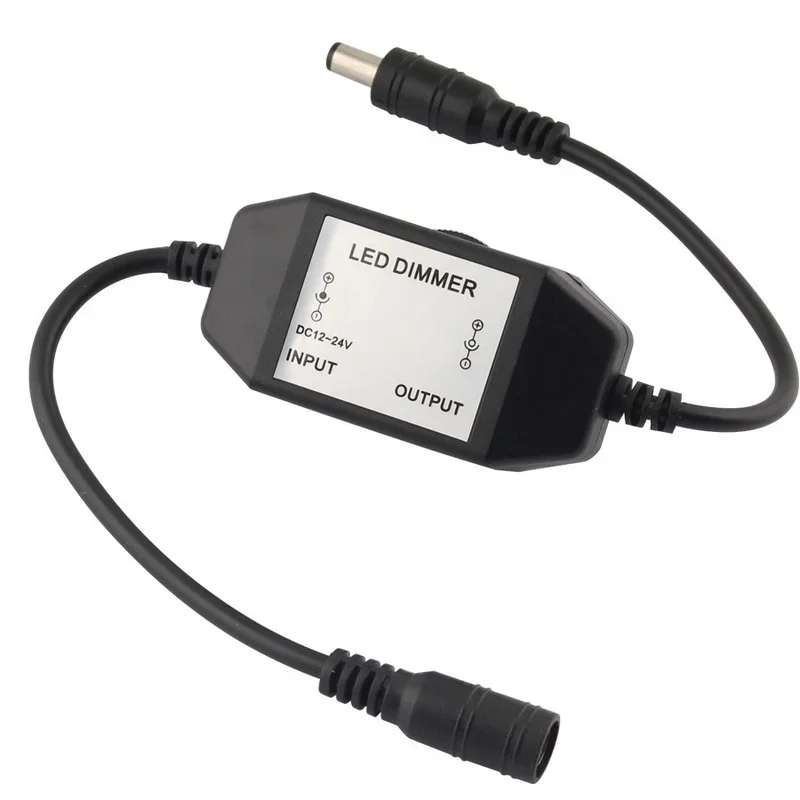Dimmer LED Regolatore luminosità Regolatore Dimmer LED monocolore Luce di striscia DC 12V 24V Dimmer LED Nero Bianco