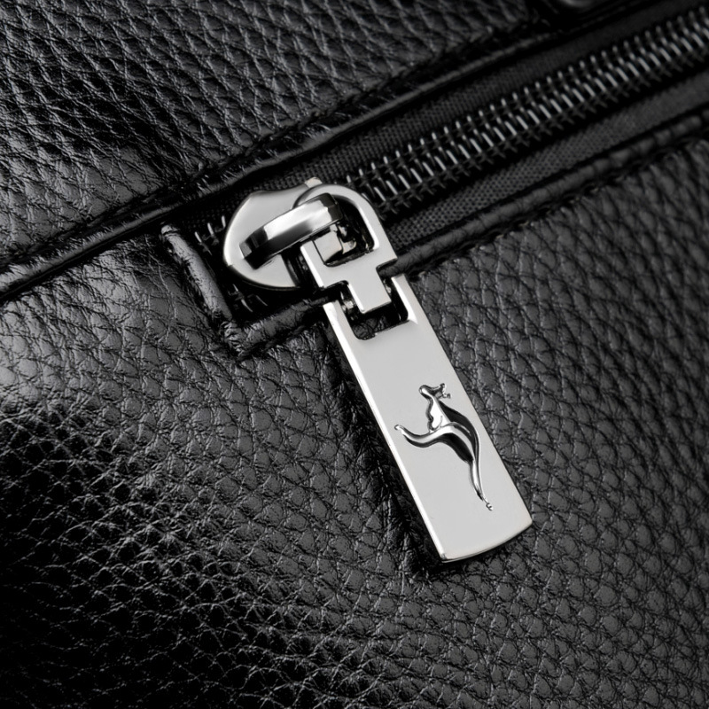 New Luxury Cow Leather Men's Business Bag Classic Black Handbag Male Briefcase Cowhide Laptop Office Bags for Men Maleta