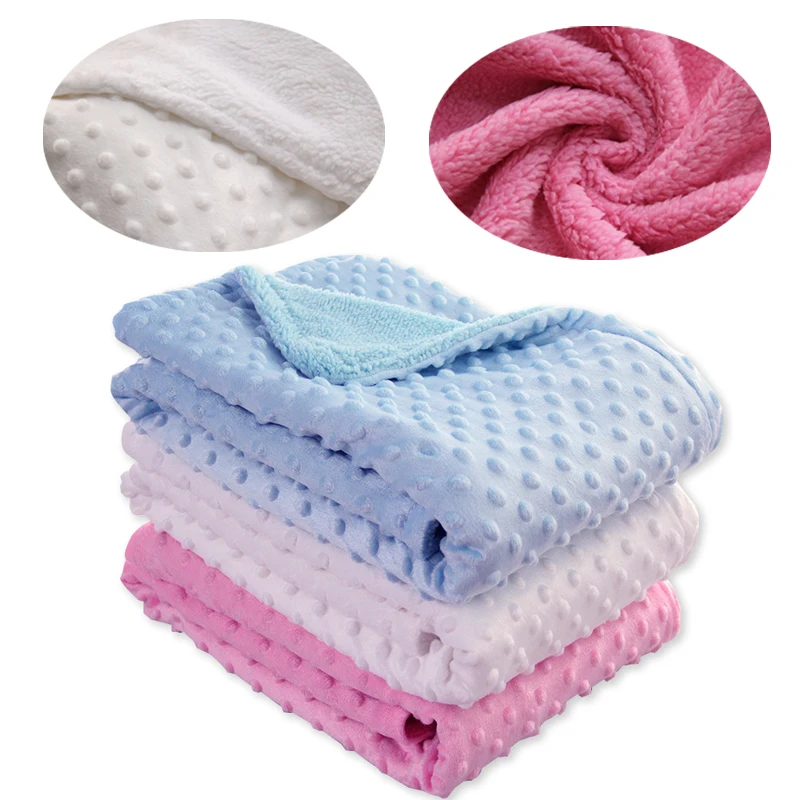 ผ้าห่มเด็ก & Swaddling ความร้อนผ้าห่มขนแกะนุ่มฤดูหนาวชุดเครื่องนอนผ้าฝ้ายผ้านวมเครื่องนอนทารก Swaddle ทารกแรกเกิด