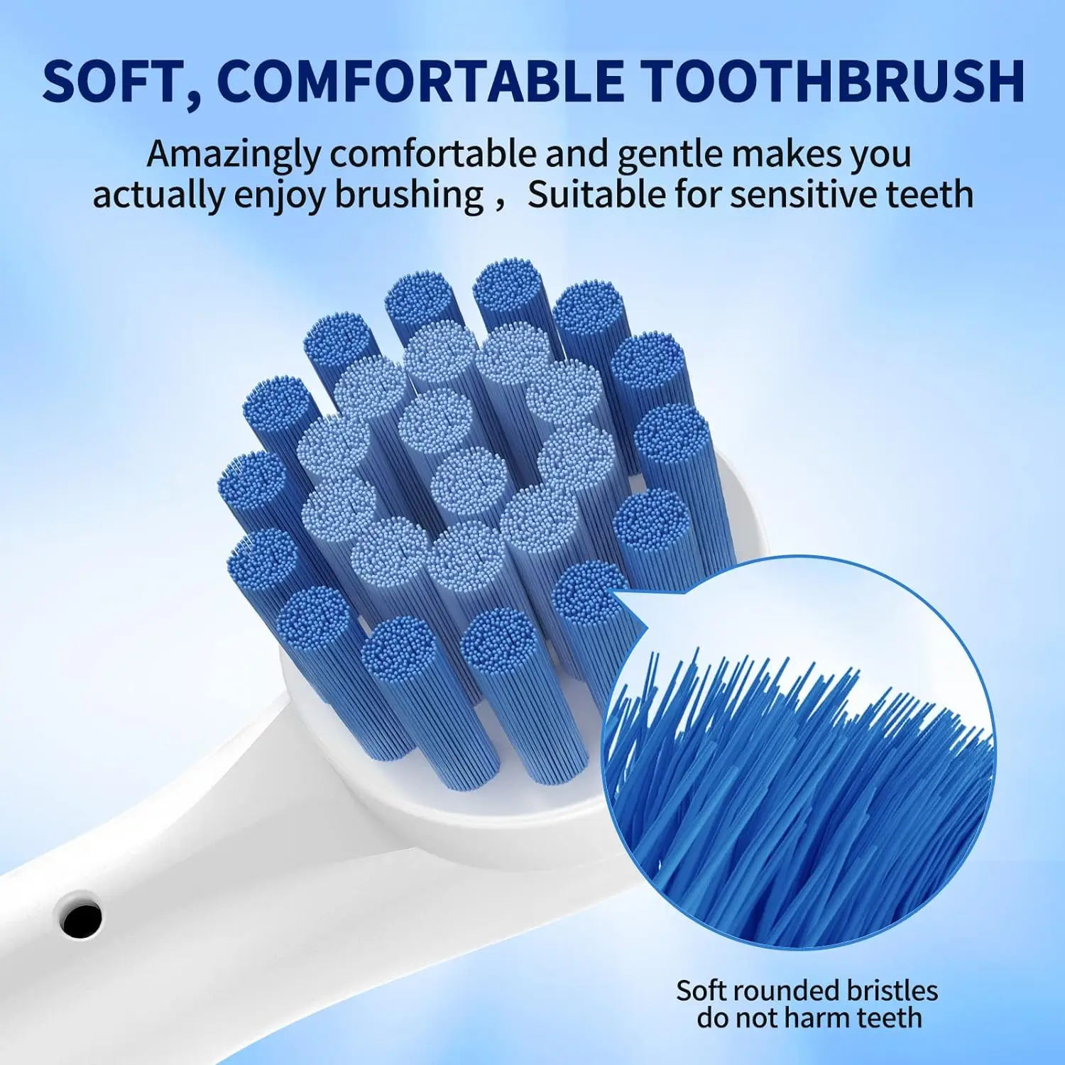 4/8PCS เปลี่ยนหัวแปรงสําหรับแปรงสีฟันไฟฟ้า Oral B Floss Cross Action 3D Pro สีขาว Precision Standard Daily Clean