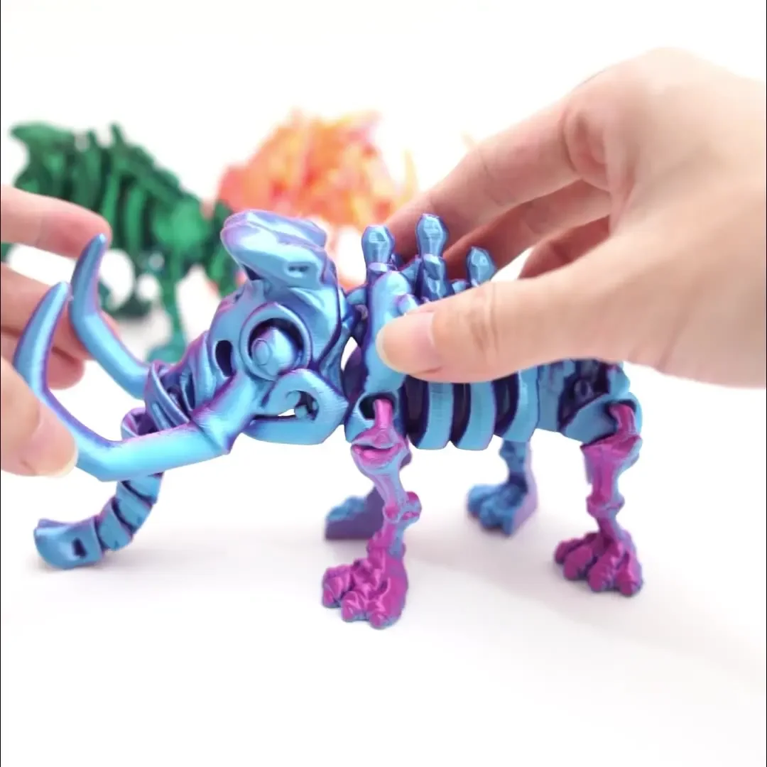 3D Printed Tyrannosaurus Rex Realistic Dinosaur Model Jointed Full Movable Birthday Gift Realistic Animals Decorative Desktop