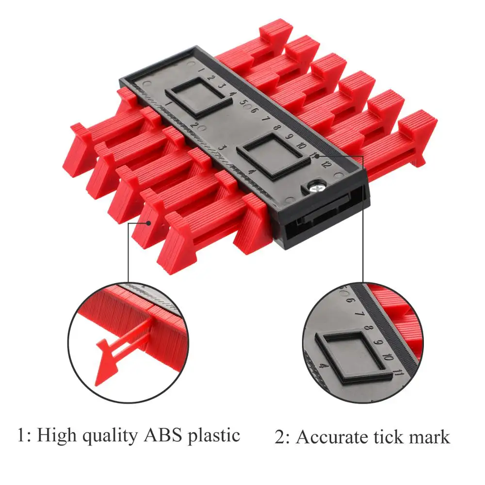 Hồ Sơ Nhân Bản Đồng Hồ Đo Hình Đồng Hồ Đo Duplicator Nhựa Viền Copy Duplicator Ma Thuật Đo Công Cụ Dụng Cụ Làm Rau Cau