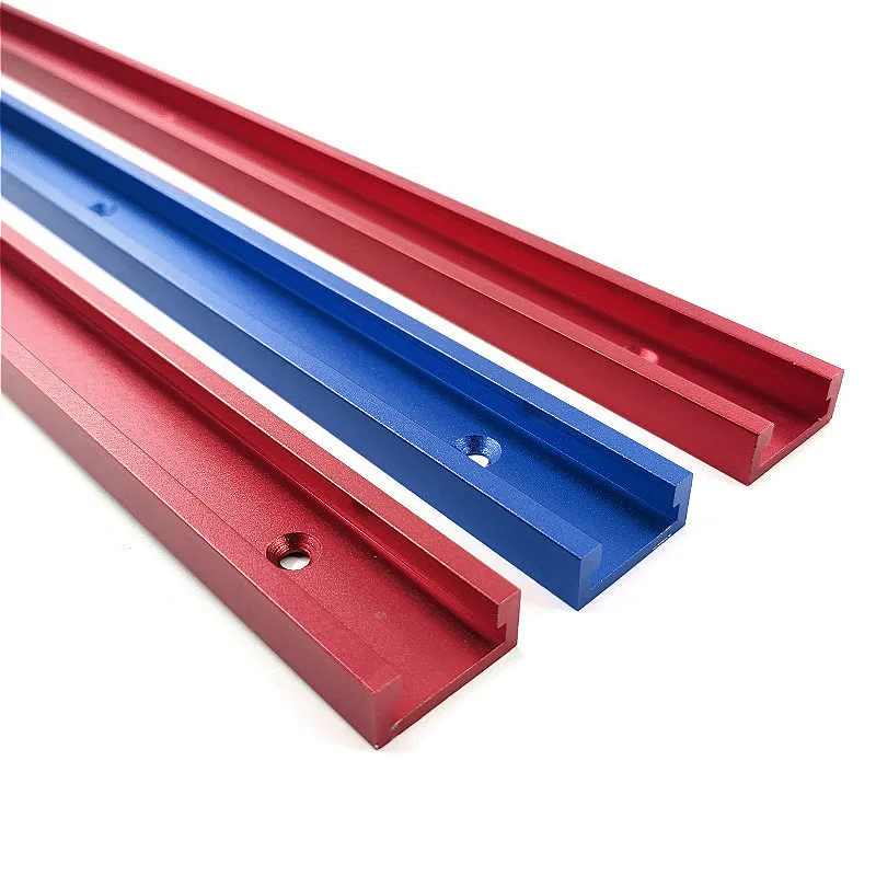Pista de aleación de aluminio para carpintería, guía de calibre de inglete, ranura en T, herramienta de madera para enrutador de sierra, herramientas de mesa, 30 pistas tipo T, 30-50cm