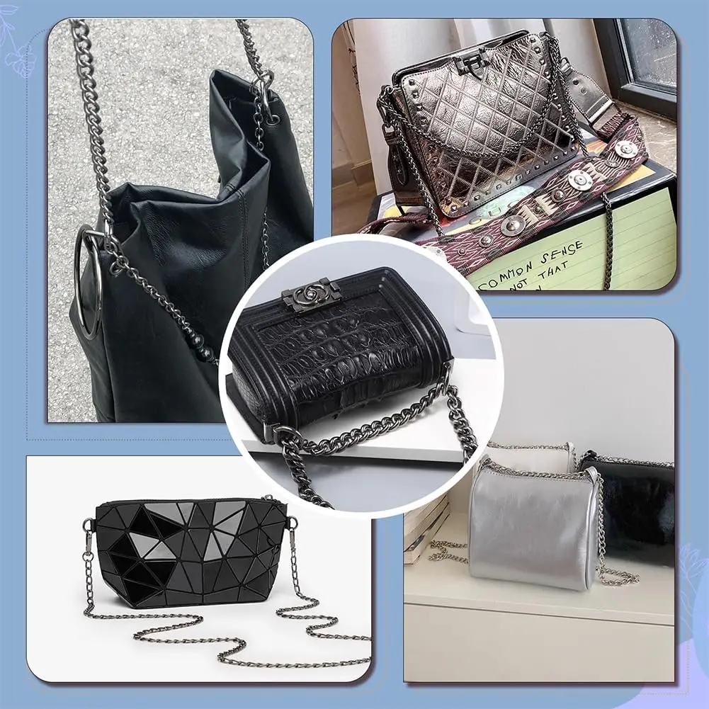 Maniglia per tracolla a catena per borsa in metallo Maniglia per catena di ricambio per borsa a tracolla Accessori per catena Maniglia per borse