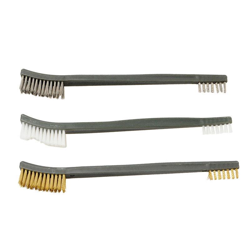     7PCS Kit di pulizia del fucile 3PCS Spazzola 4PCS Set di prelievo in nylon Kit di pulizia universale per pistola da caccia Strumento di pulizia della pistola tattica del fucile