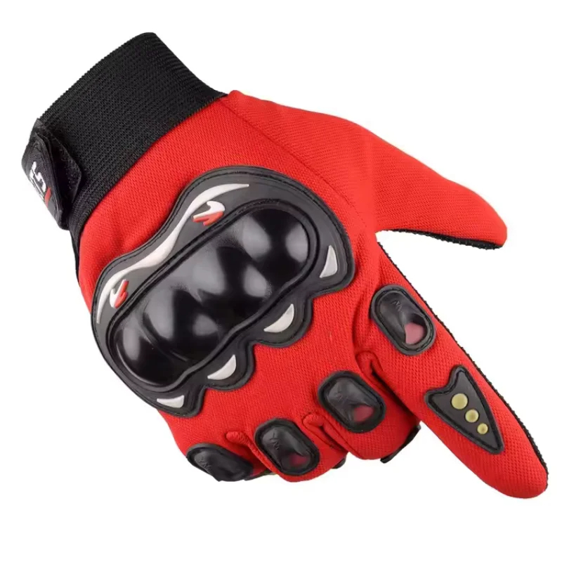 Motorcycle Gloves Men's Motorcycle Gloves Breathable Closed Finger Racing Gloves for Outdoor Sports Crossbike Riding