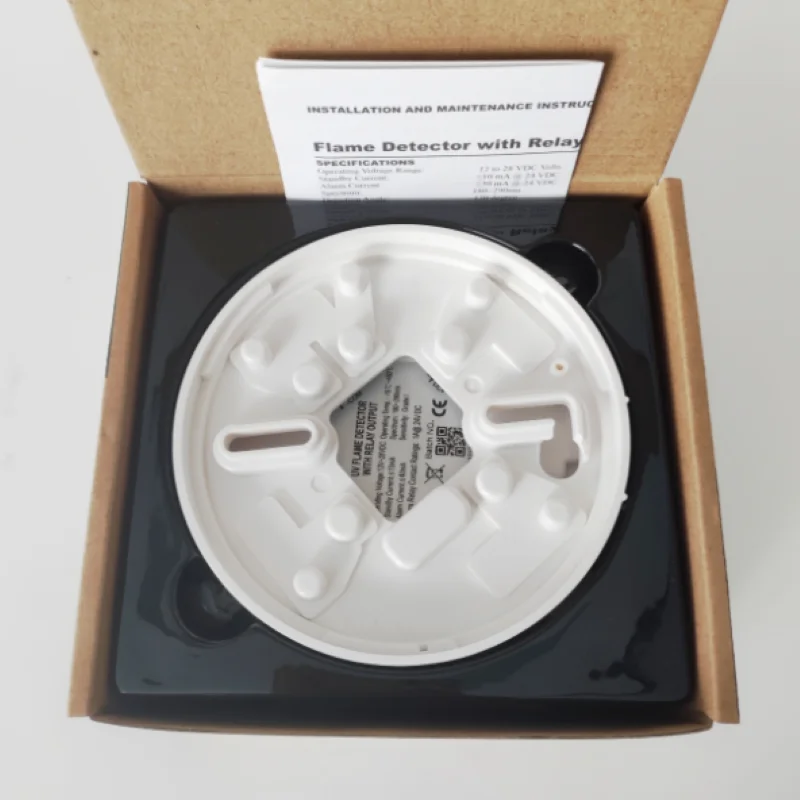 UV Flame Detector 4 wired Relay output Ultraviolet flame sensor Conventional UV alarm CF6002 work with all panel