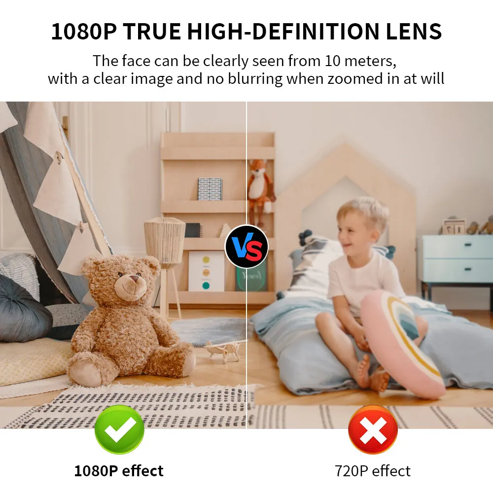 Mini X5 1080P Wireless Camera Night Vision Motion Detect Surveillance Security Camcorder Smart Home Monitor