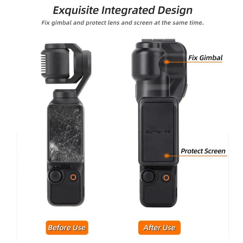 Für DJI Osmo Pocket 3, Silikon Schutzhülle, Gimbal Objektiv, Bildschirm, Schutzhülle, Zubehör, Kamera-Schutzhülle