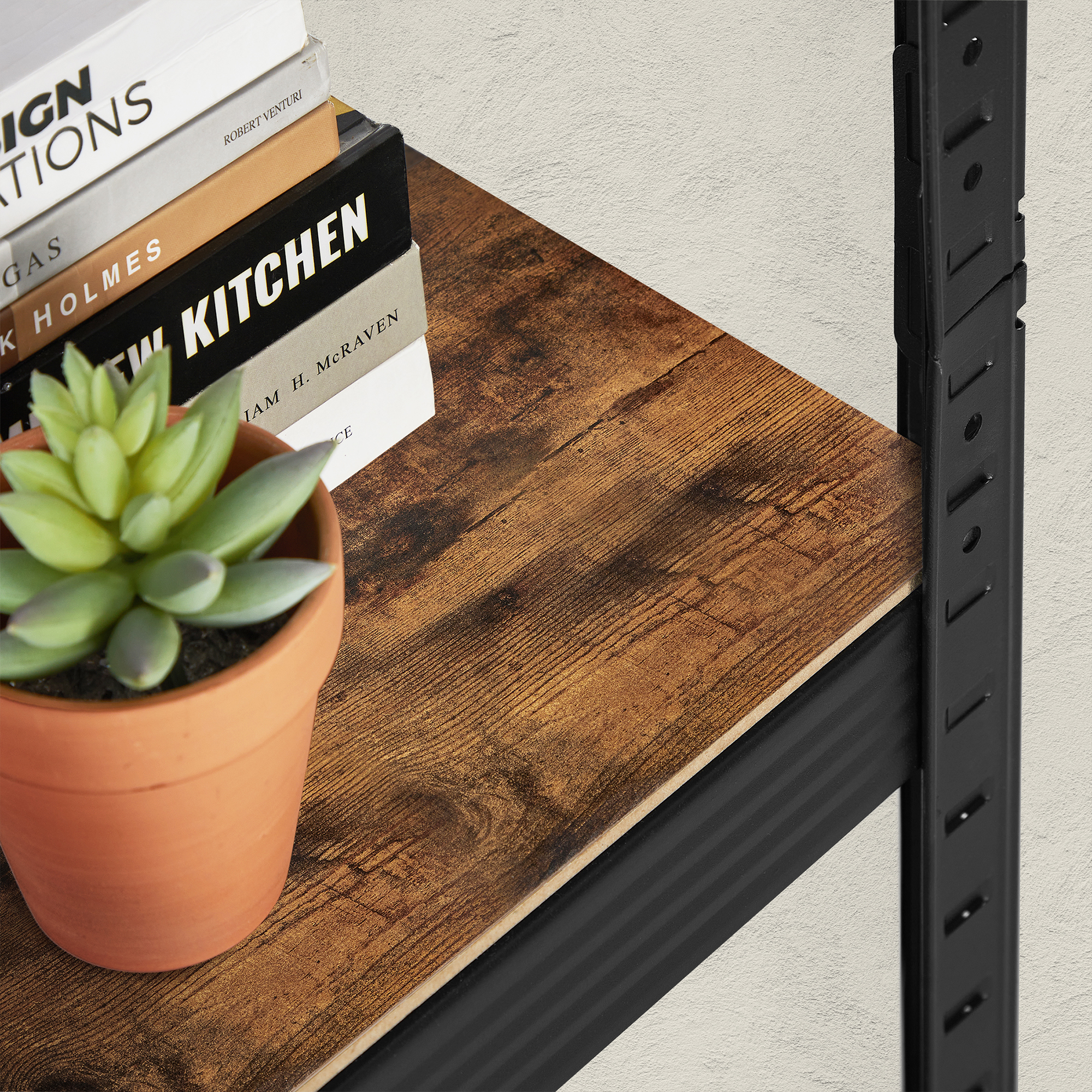 SONGMICS Standregal,Schwerlastregal, Kellerregal, Bücherregal, Lagerregal, 5 Ablagen