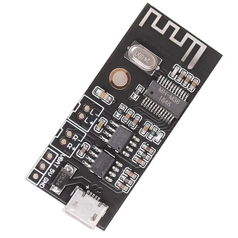 Bluetooth Amplifier Board, 5W +5W Output Power, DC 3.7V-4.2V/5V Mini Bluetooth Speaker Board